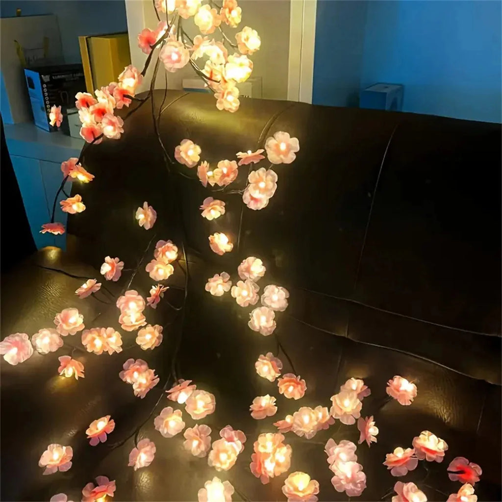 Cherry Blossom Branch Fairy Light Lamp | 8 Modes