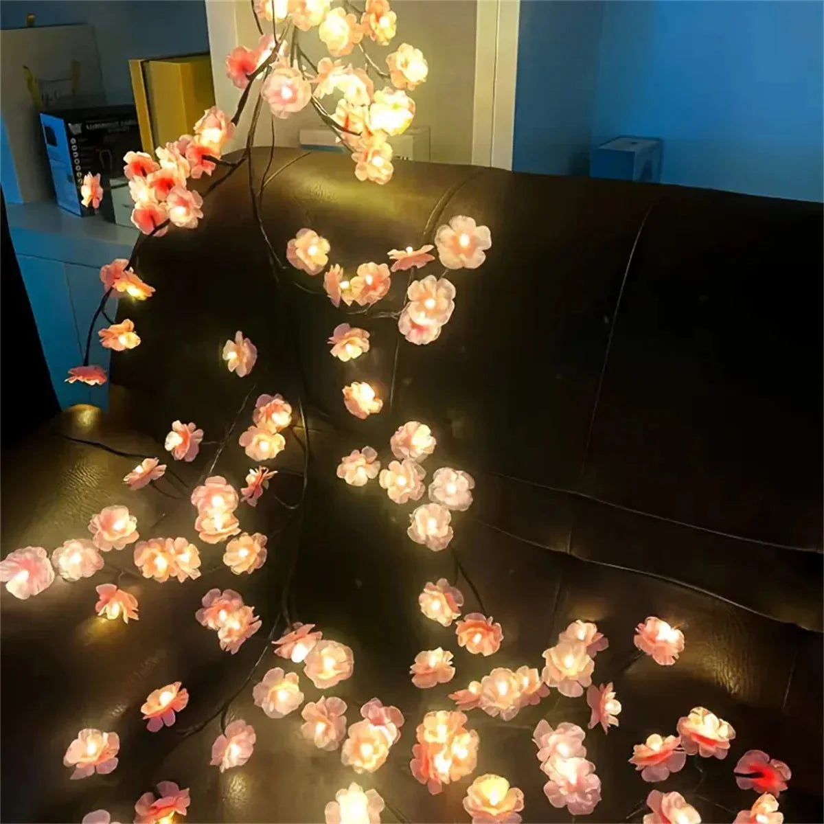 Cherry Blossom Branch Fairy Light Lamp | 8 Modes