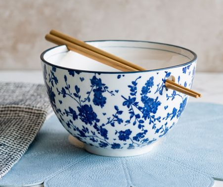 Mini Floral Noodle & Soup Bowl – 6"