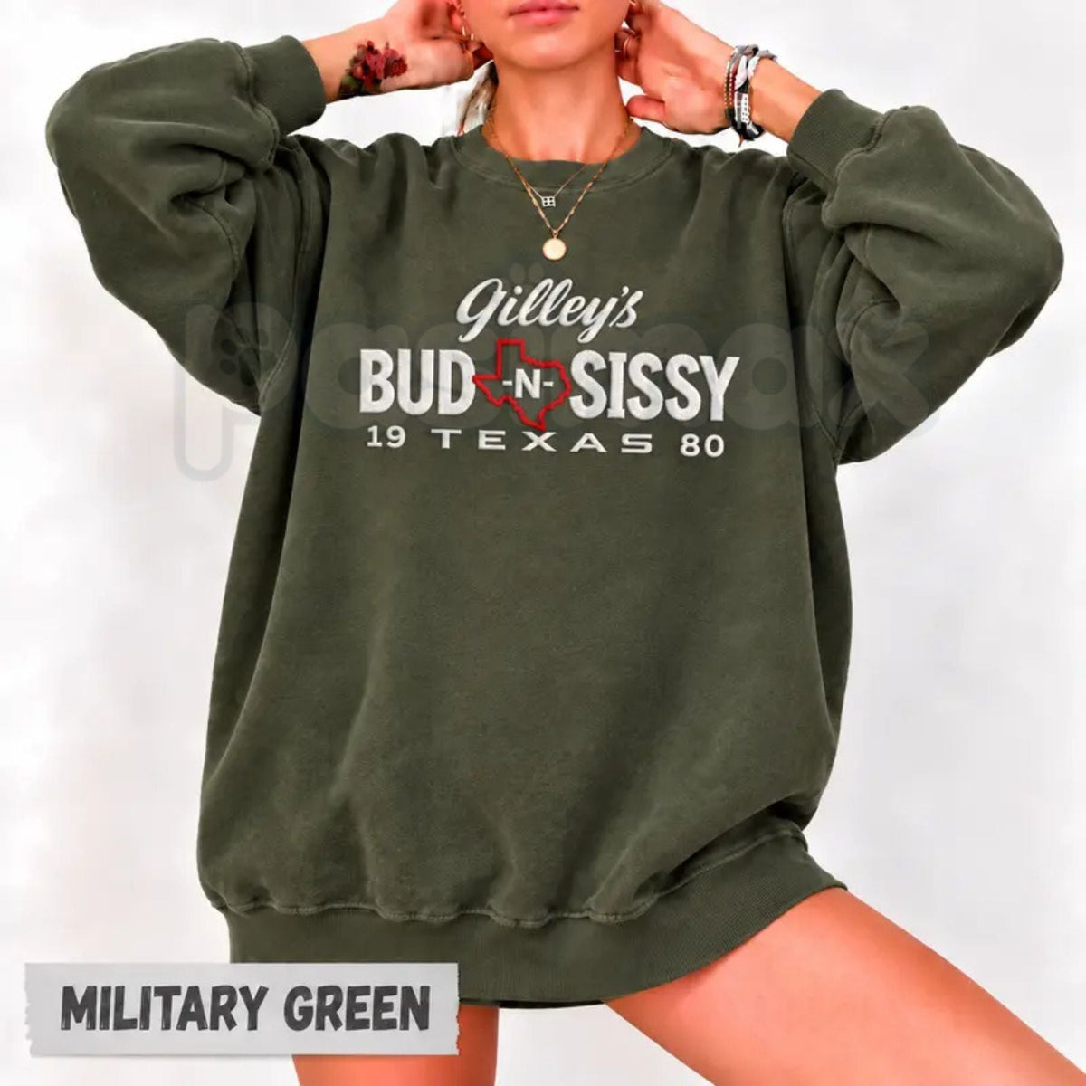 Urban Cowboy Embroidered Western Sweatshirt