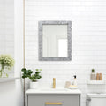 Checkered Black & White Bone Inlay Wall Mirror | 9 Sizes | Made to Order