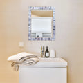 Classic Grey Bone Inlay Wall Mirror | 4 Sizes | Made to Order