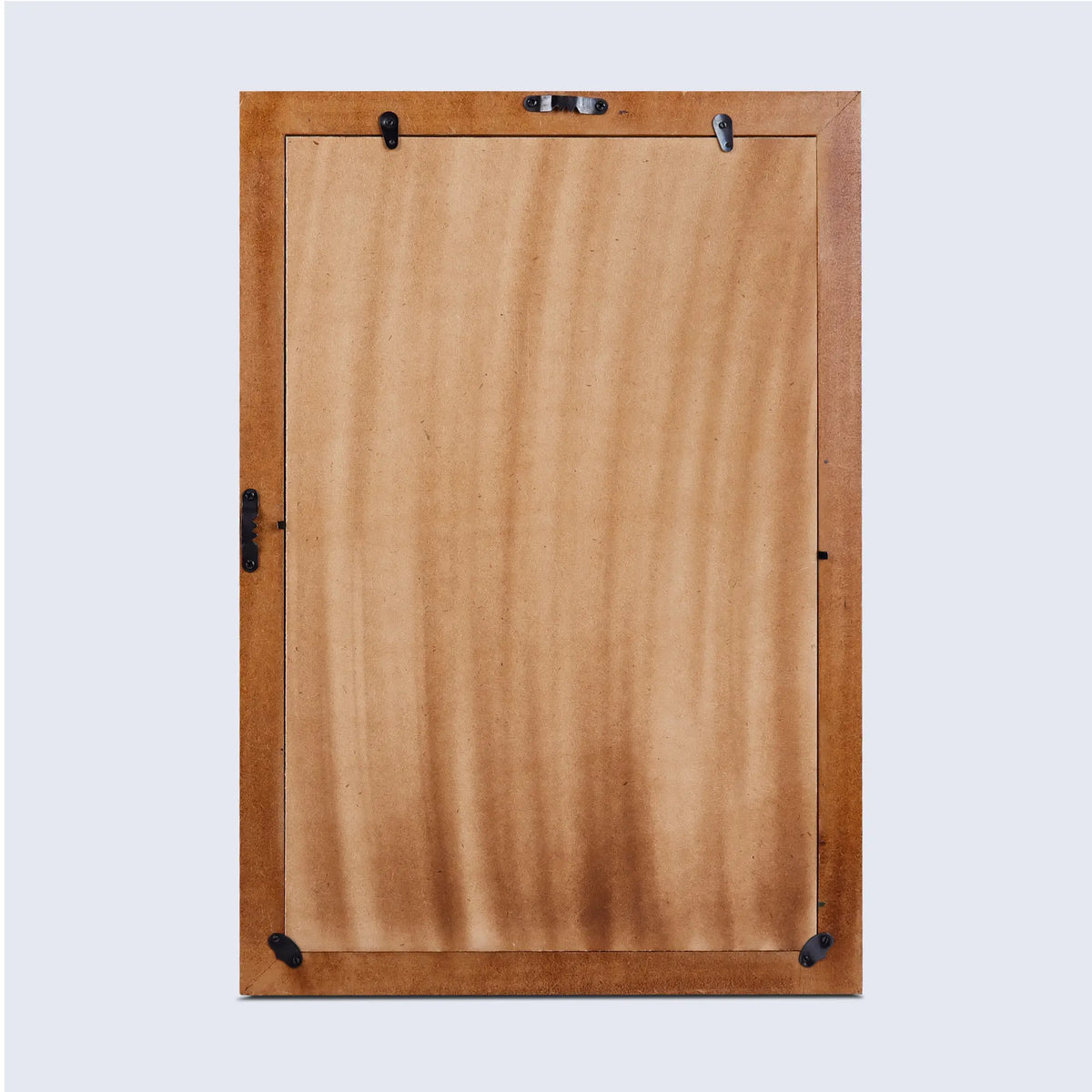 Chevron Brown & White Bone Inlay Wall Mirror | 4 Sizes | Made to Order