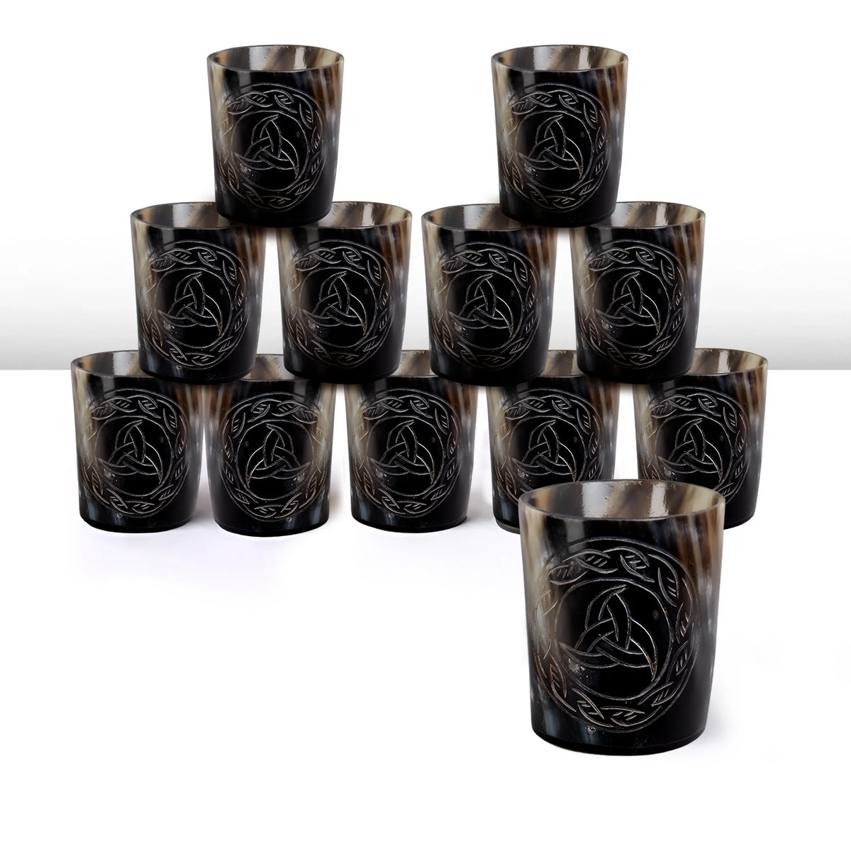 Eternal Real Horn Shot Glasses | Set of 4, 8 or 12