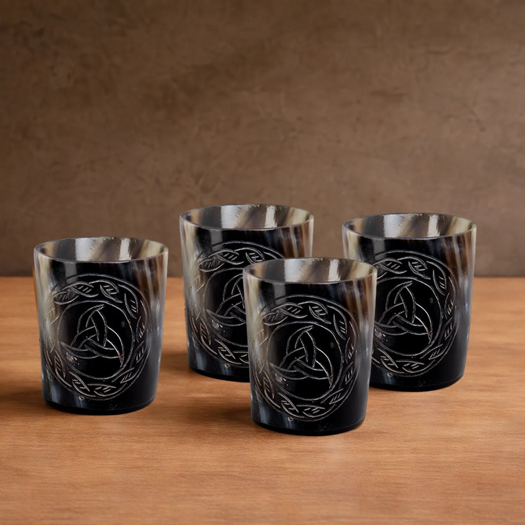 Eternal Real Horn Shot Glasses | Set of 4, 8 or 12