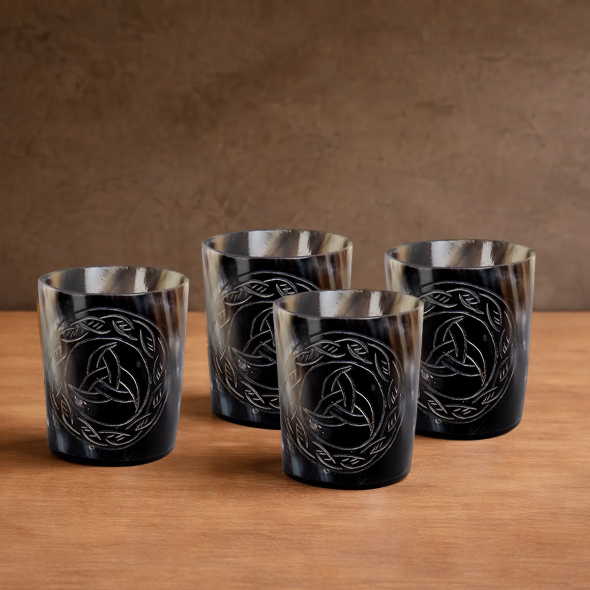 Eternal Real Horn Shot Glasses | Set of 4, 8 or 12