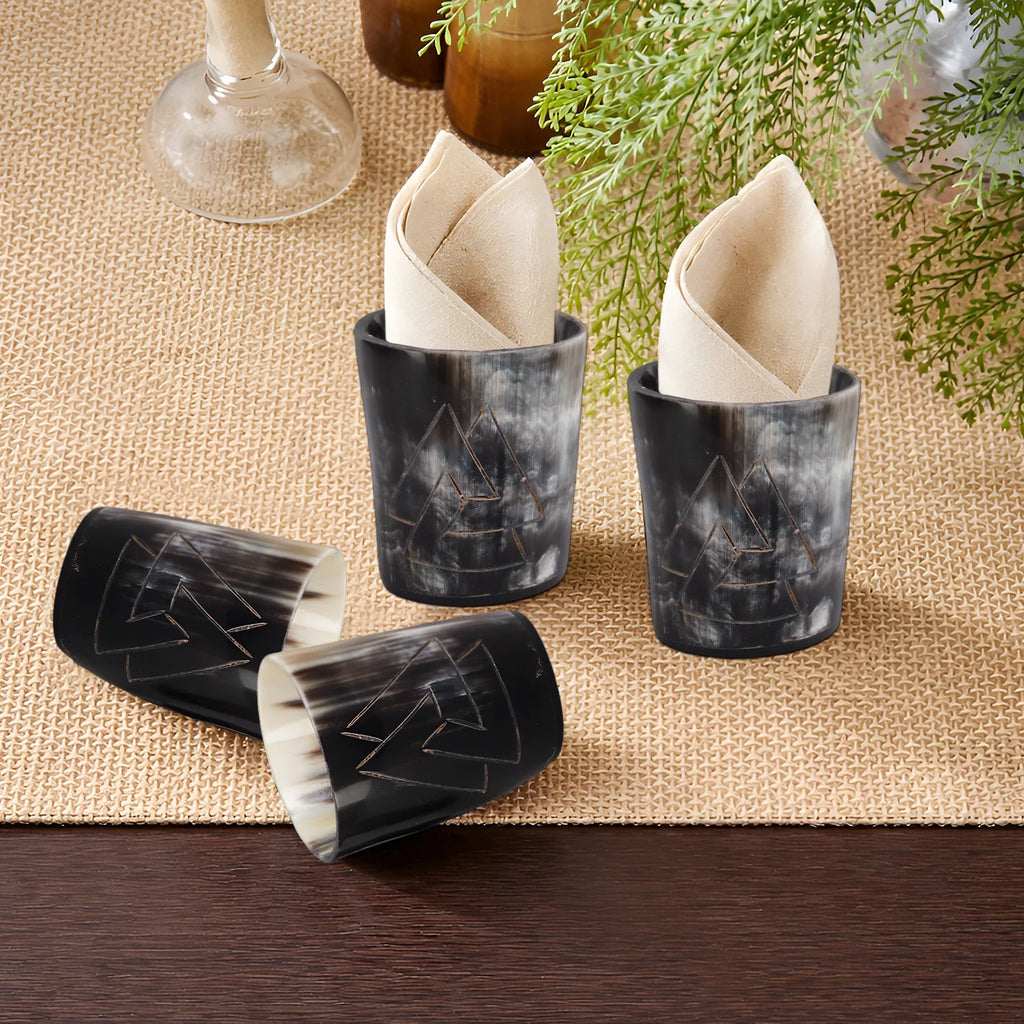 Odin Real Horn Shot Glasses | Set of 4, 8 or 12