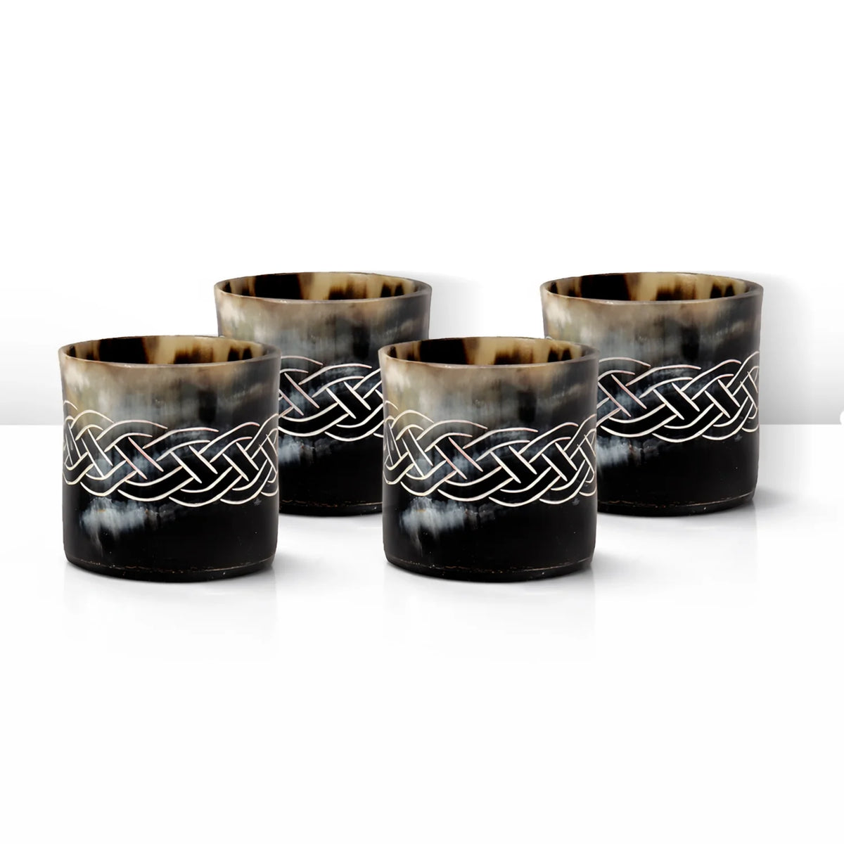 Knot Real Horn Shot Glasses | Set of 4, 8 or 12