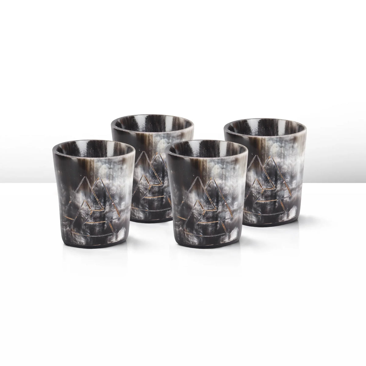 Odin Real Horn Shot Glasses | Set of 4, 8 or 12
