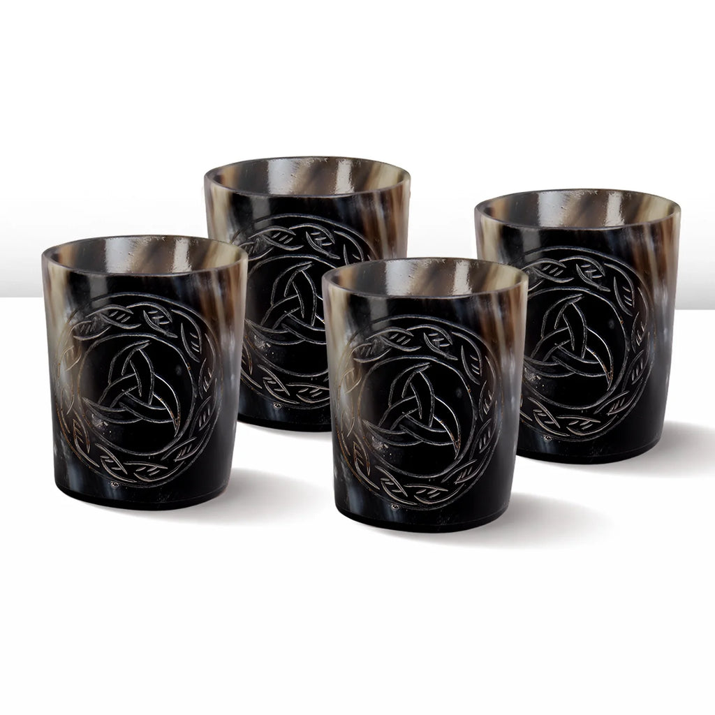Eternal Real Horn Shot Glasses | Set of 4, 8 or 12
