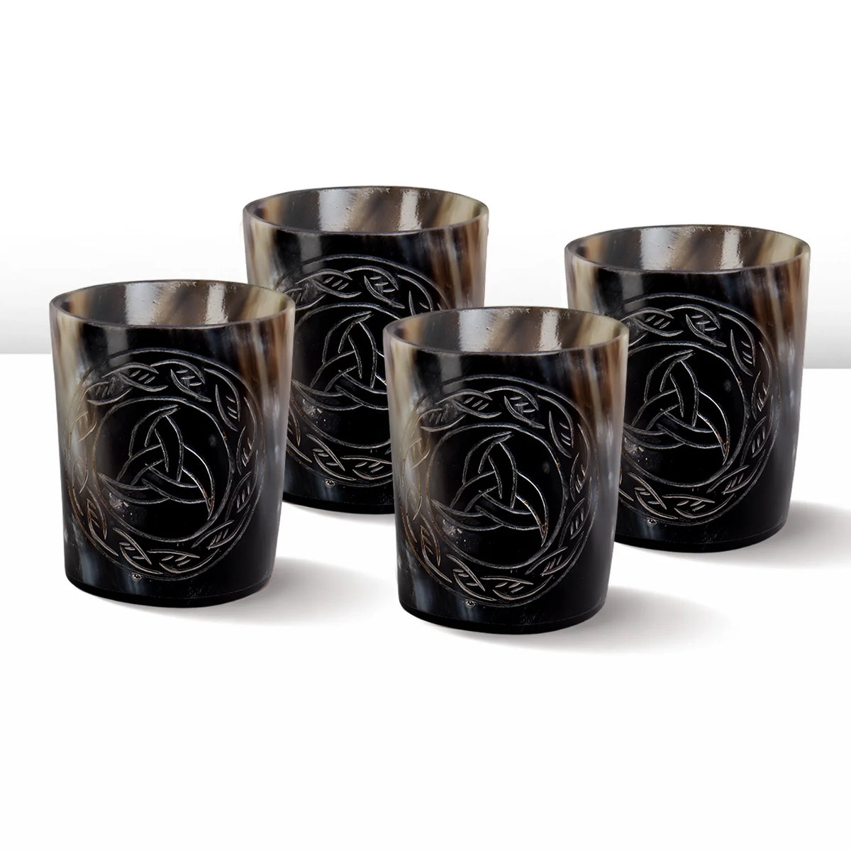 Eternal Real Horn Shot Glasses | Set of 4, 8 or 12