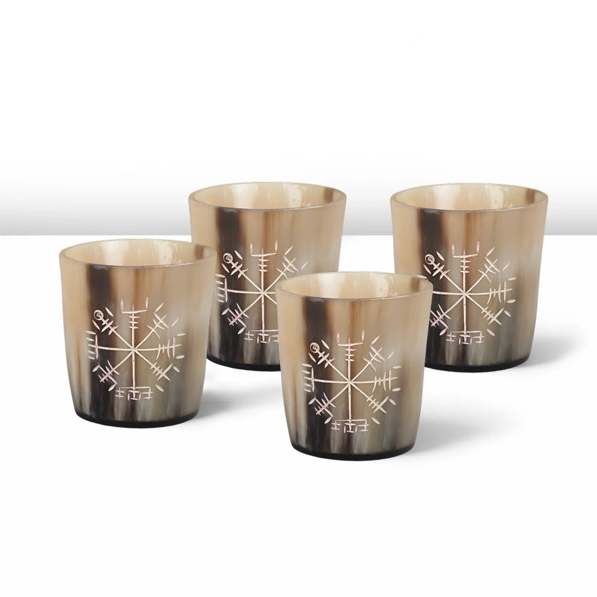 Wayfinder Real Horn Shot Glasses | Set of 4, 8 or 12
