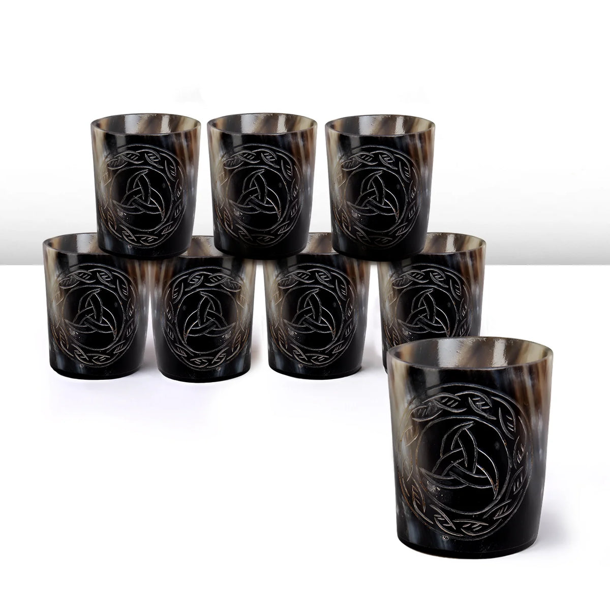 Eternal Real Horn Shot Glasses | Set of 4, 8 or 12