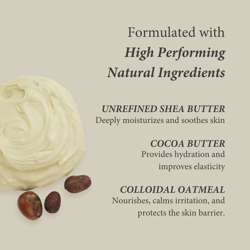 Whipped Shea Body Butter with Colloidal Oatmeal