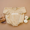 Thankful Baby Sweatshirt Romper