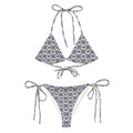 Talavera print bow string bikini