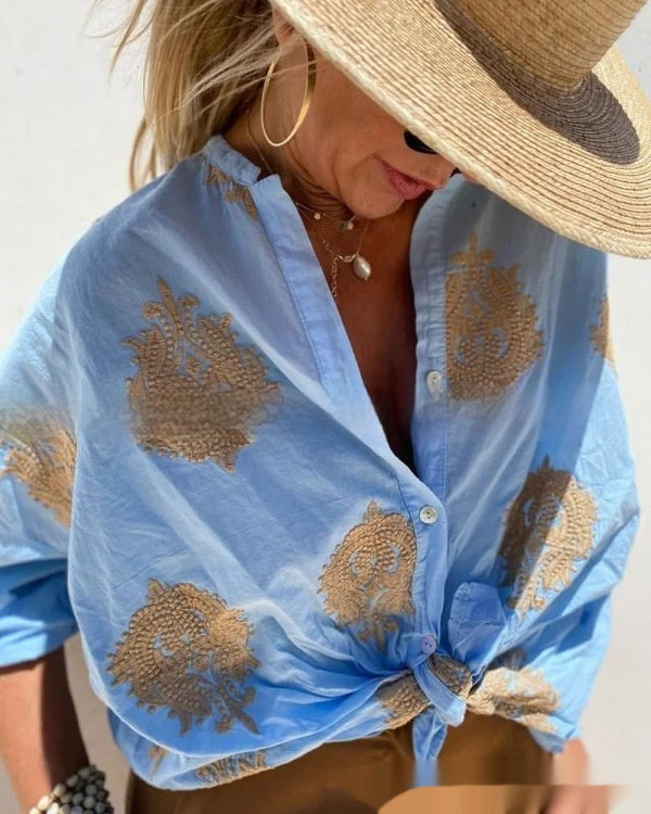 Chemise Imprimée  – Élégance et Confort Tous les Jours