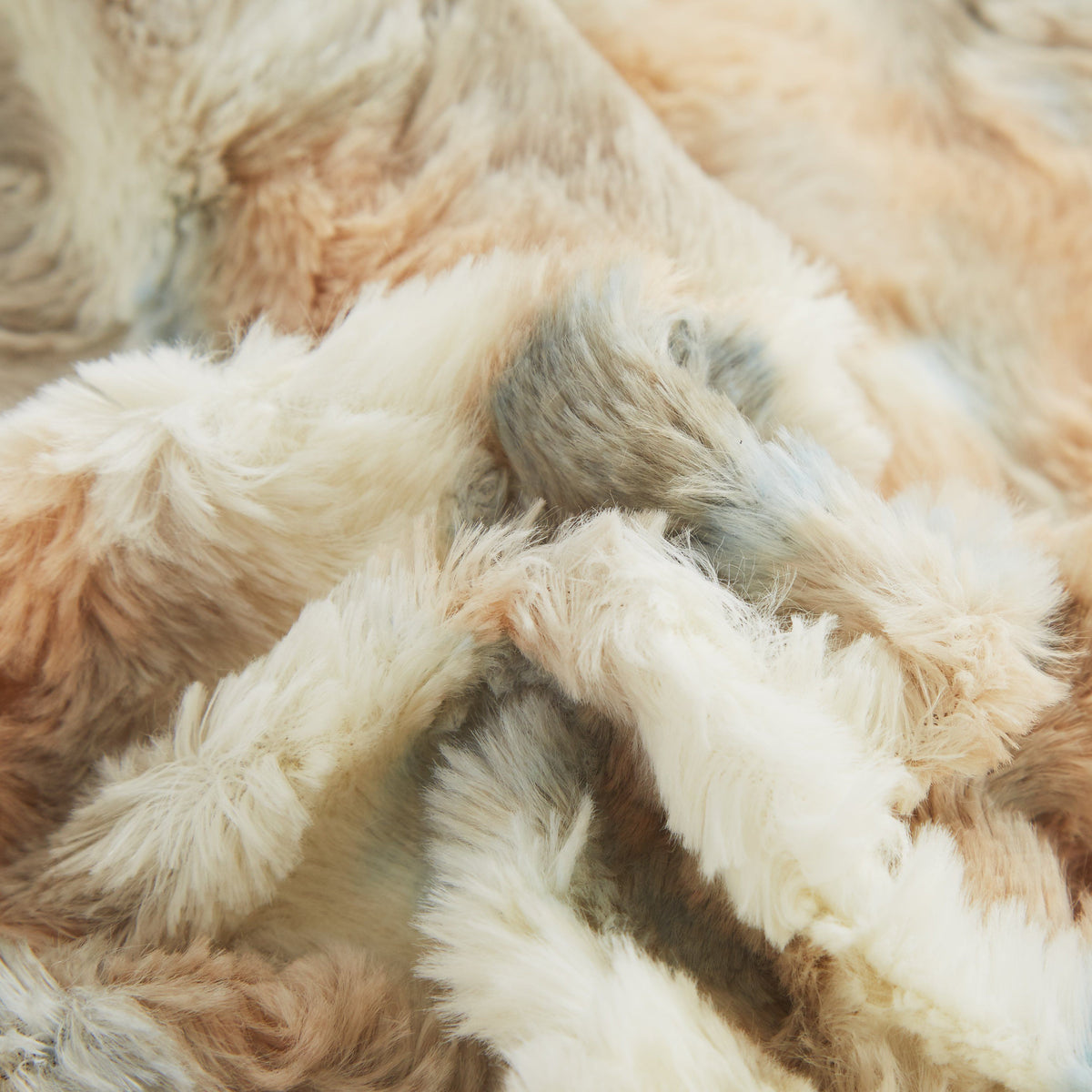 Luxury Russian Lynx Faux Fur Throw Blanket