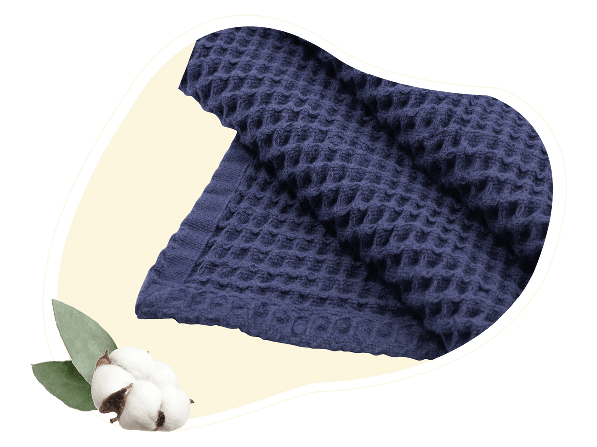 Organic Cotton Waffle Weave Throw