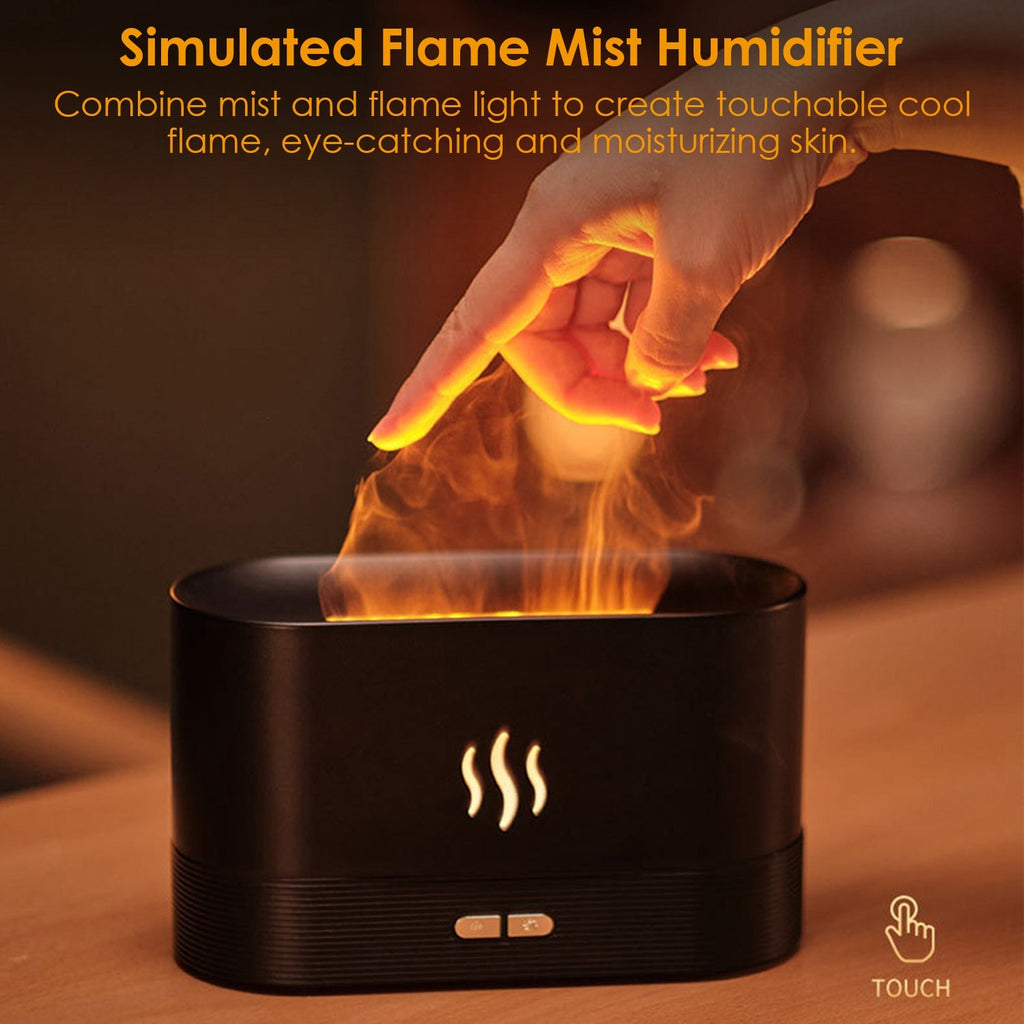 3D Flame Aroma Diffuser | Colorful Lights | Auto Shut-Off