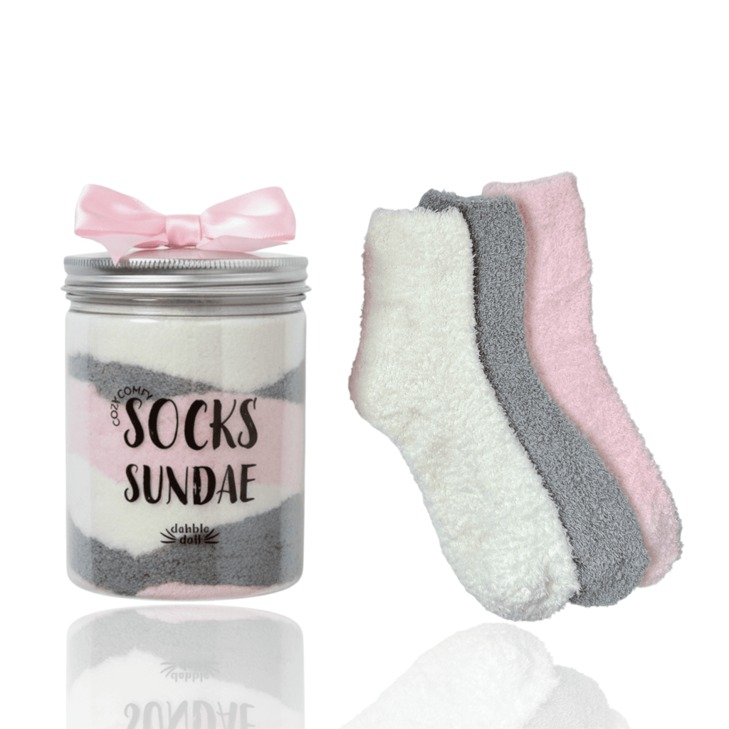 Cozy Socks Sundae Gift Set, 3 Pairs Cloud Socks
