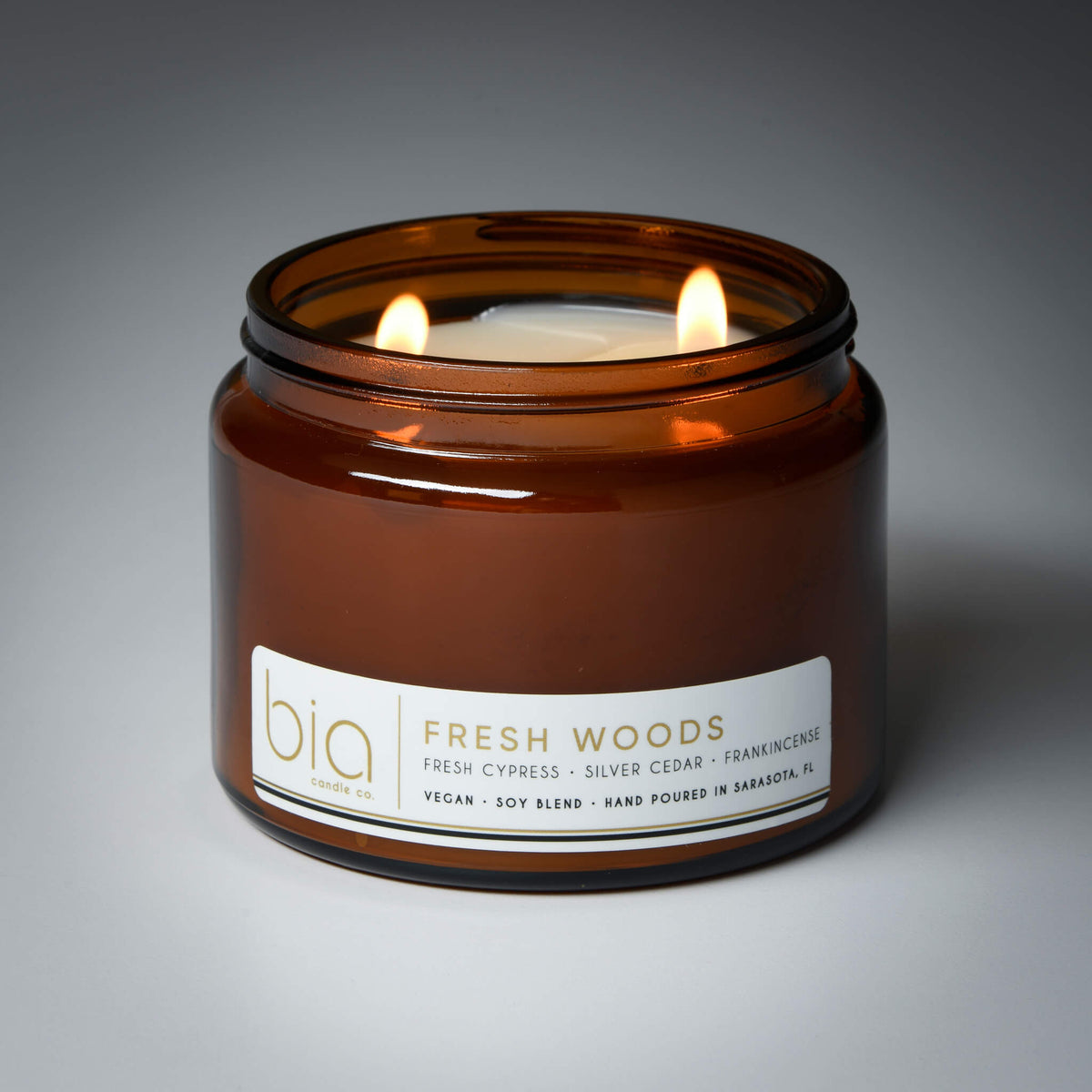 Fresh Woods Soy Blend Candle — Pine, Balsam, Fir & Cedar