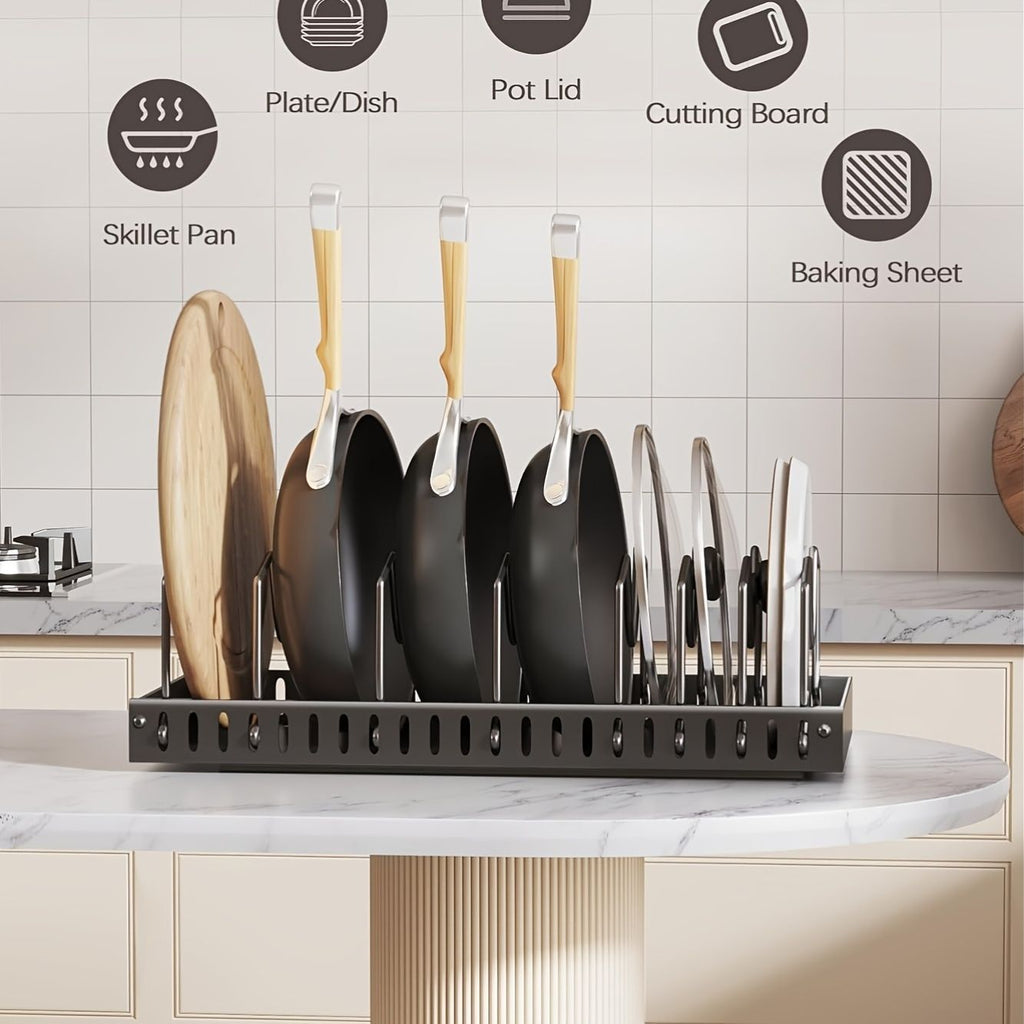 Sliding Lid Pull-Out Pot and Pan Storage Box