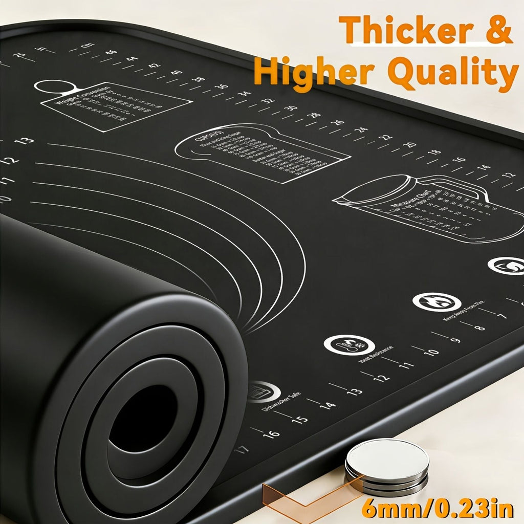 Thickened Silicone Baking Mat with Measurements