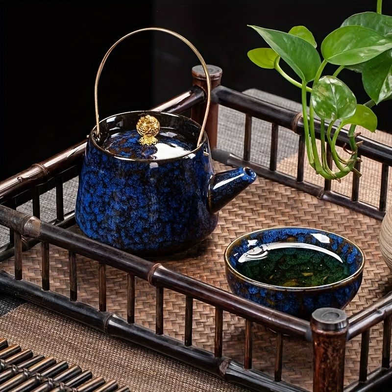 Handmade Ceramic Teacups Set of 5