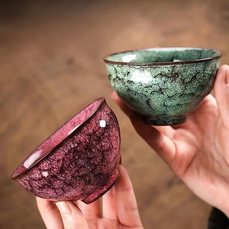 Handmade Ceramic Teacups Set of 5