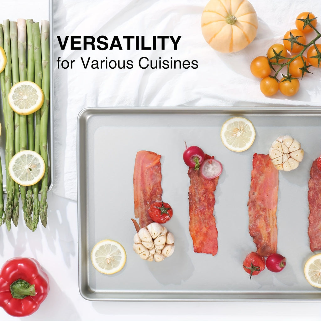 2-Piece Nonstick Carbon Steel Baking Sheet Pan Set
