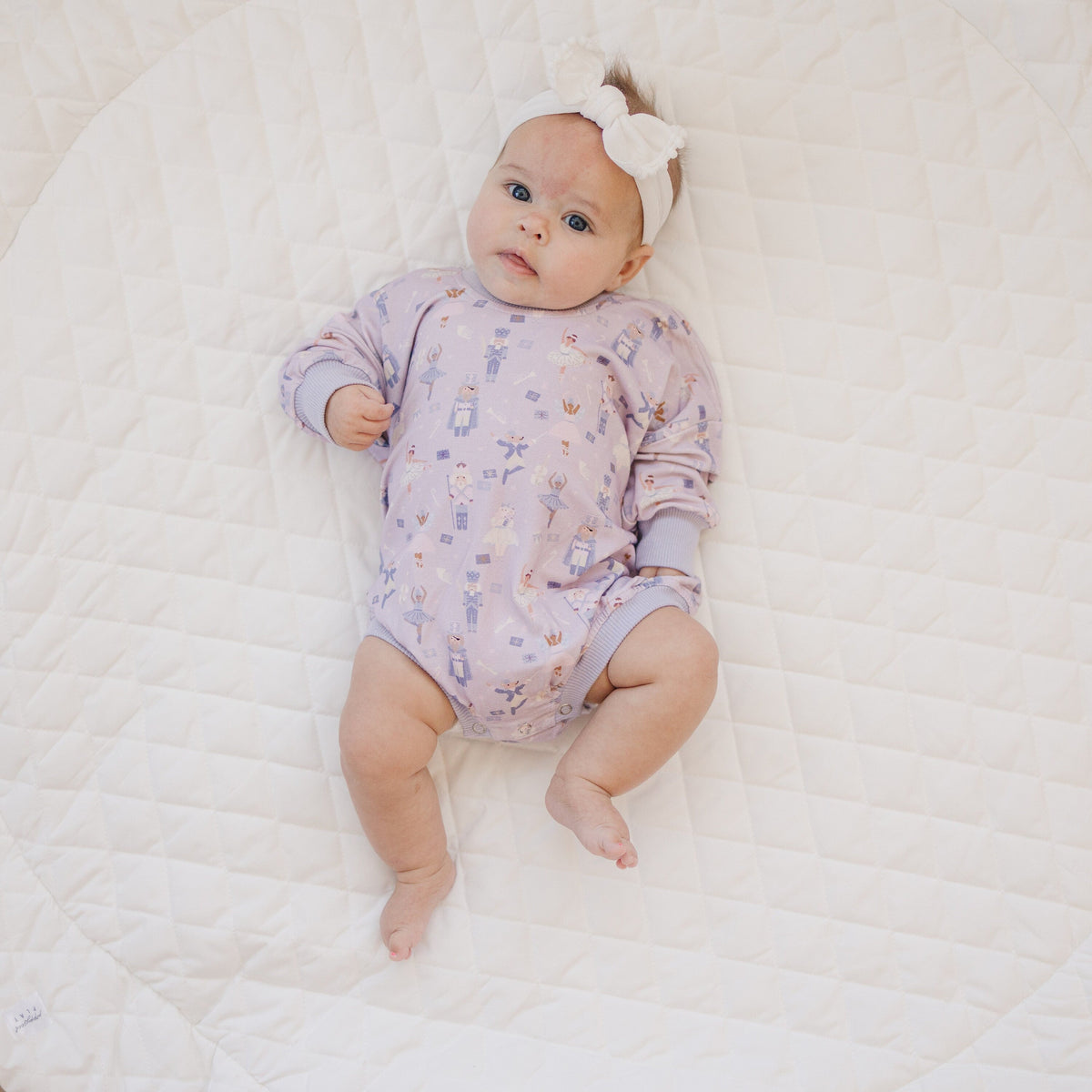 Nutcracker Christmas Bamboo Baby Bubble Romper