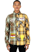 Bisque Premium Flannel Button-Down Shirt for Men