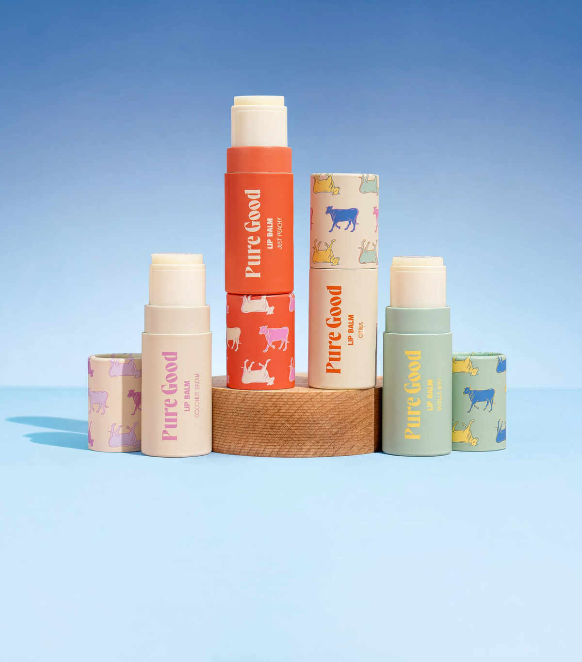 Jumbo tallow lip balm variety pack
