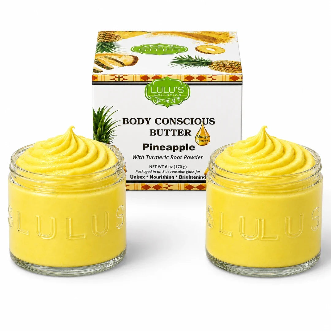 Lulu's Holistics Raspberry Lemonade & Dragon Fruit Whipped Body Butter – Gentle Exfoliation & Deep Moisture