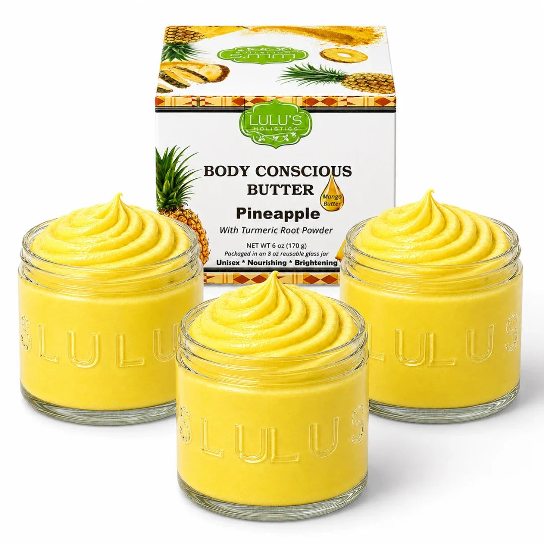 Lulu's Holistics Raspberry Lemonade & Dragon Fruit Whipped Body Butter – Gentle Exfoliation & Deep Moisture