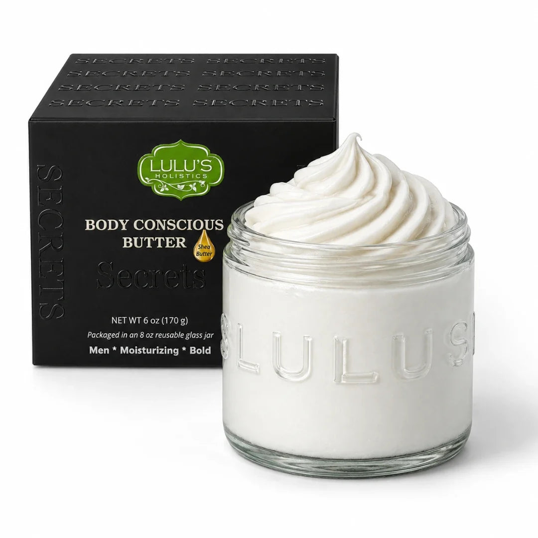 Lulu's Holistics Raspberry Lemonade & Dragon Fruit Whipped Body Butter – Gentle Exfoliation & Deep Moisture