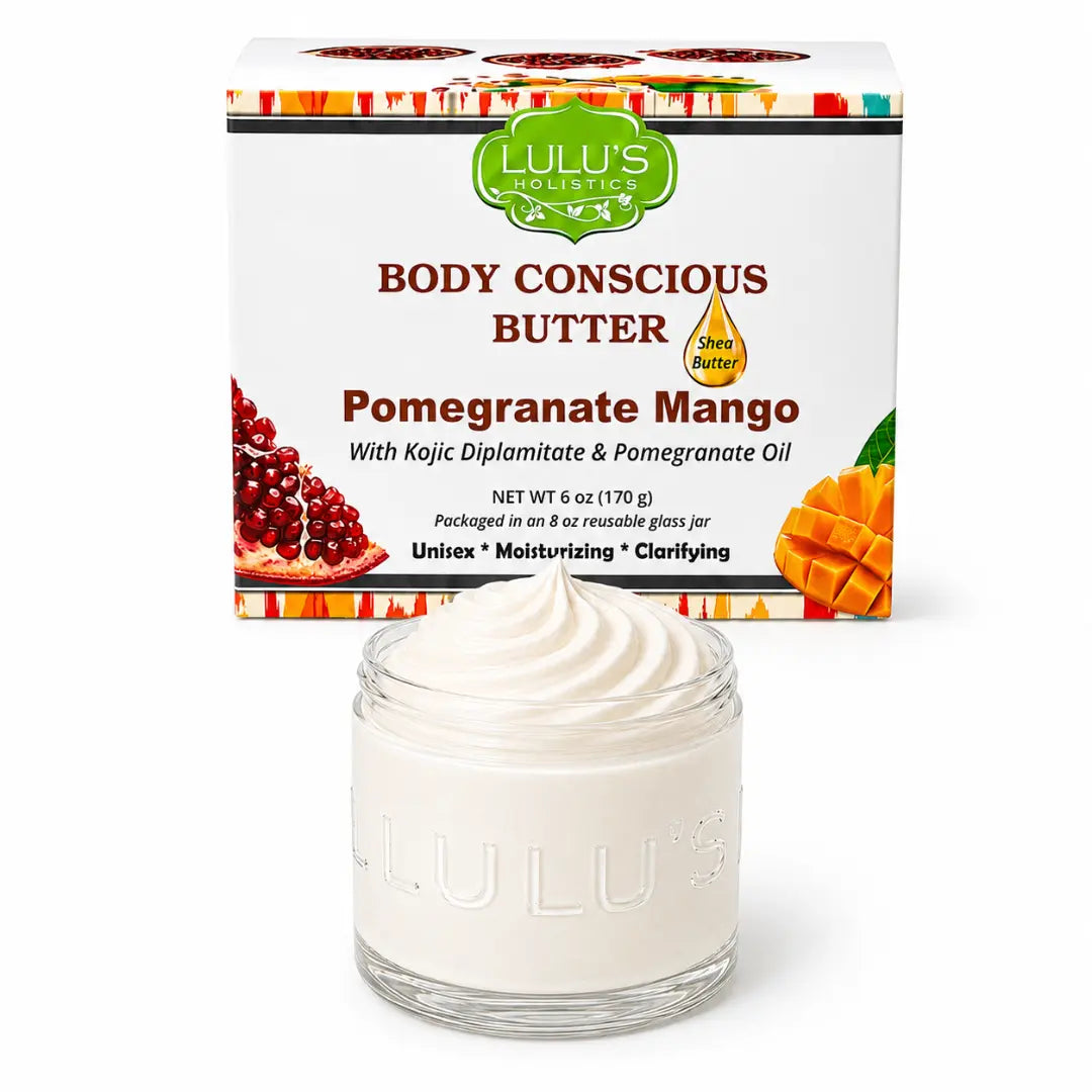 Lulu's Holistics Raspberry Lemonade & Dragon Fruit Whipped Body Butter – Gentle Exfoliation & Deep Moisture