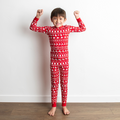 Kids' Merry Moto Bamboo Christmas Pajama Set