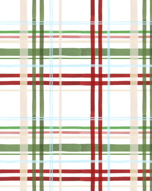 Kids Plaid Christmas Bamboo Pajamas – 2 Piece Set