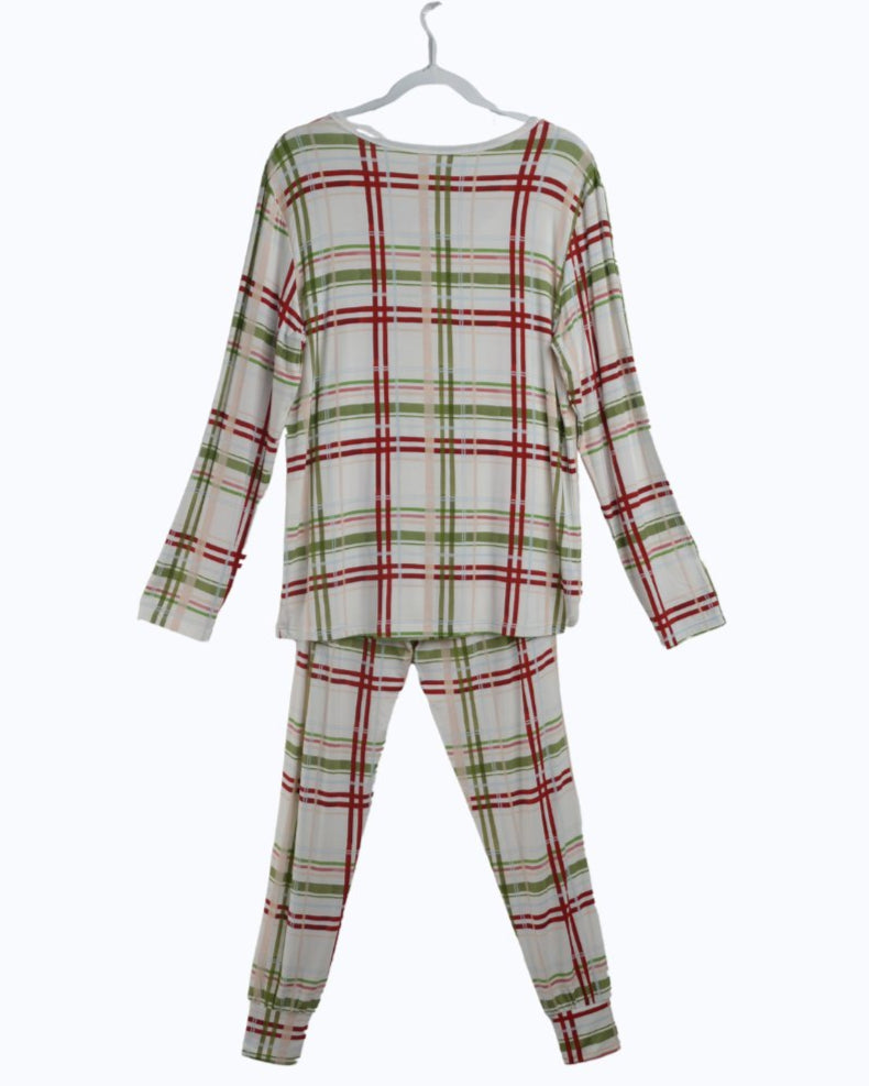 Women's Plaid Christmas Pajama Set – Family Matching