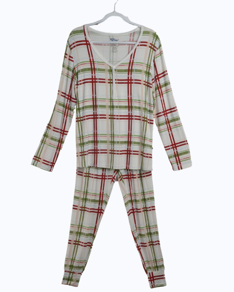 Women's Plaid Christmas Pajama Set – Family Matching