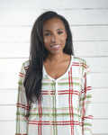 Women's Plaid Christmas Pajama Set – Family Matching