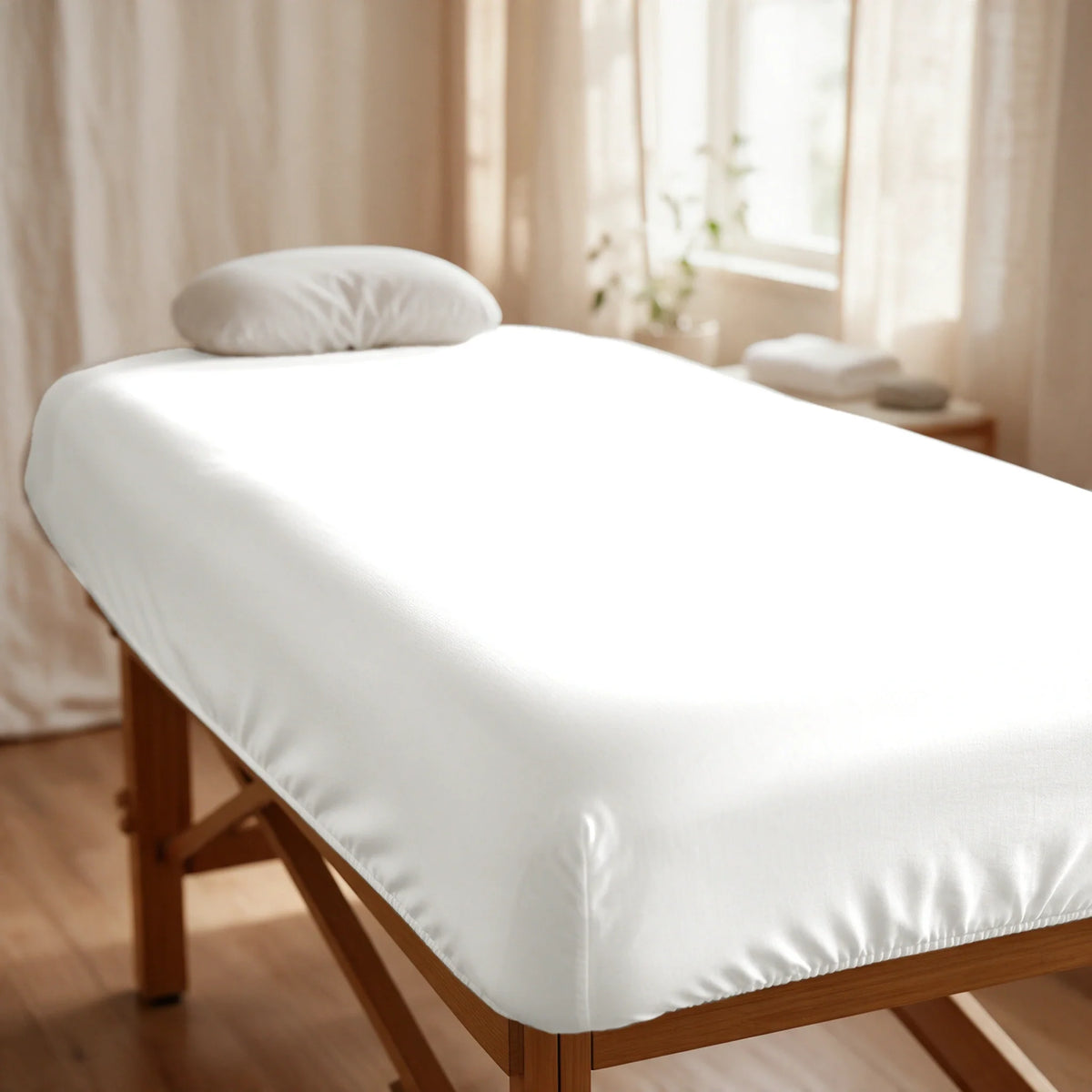 Cooling bamboo fitted sheet