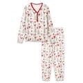 Santa Christmas Women's Bamboo Pajama Set