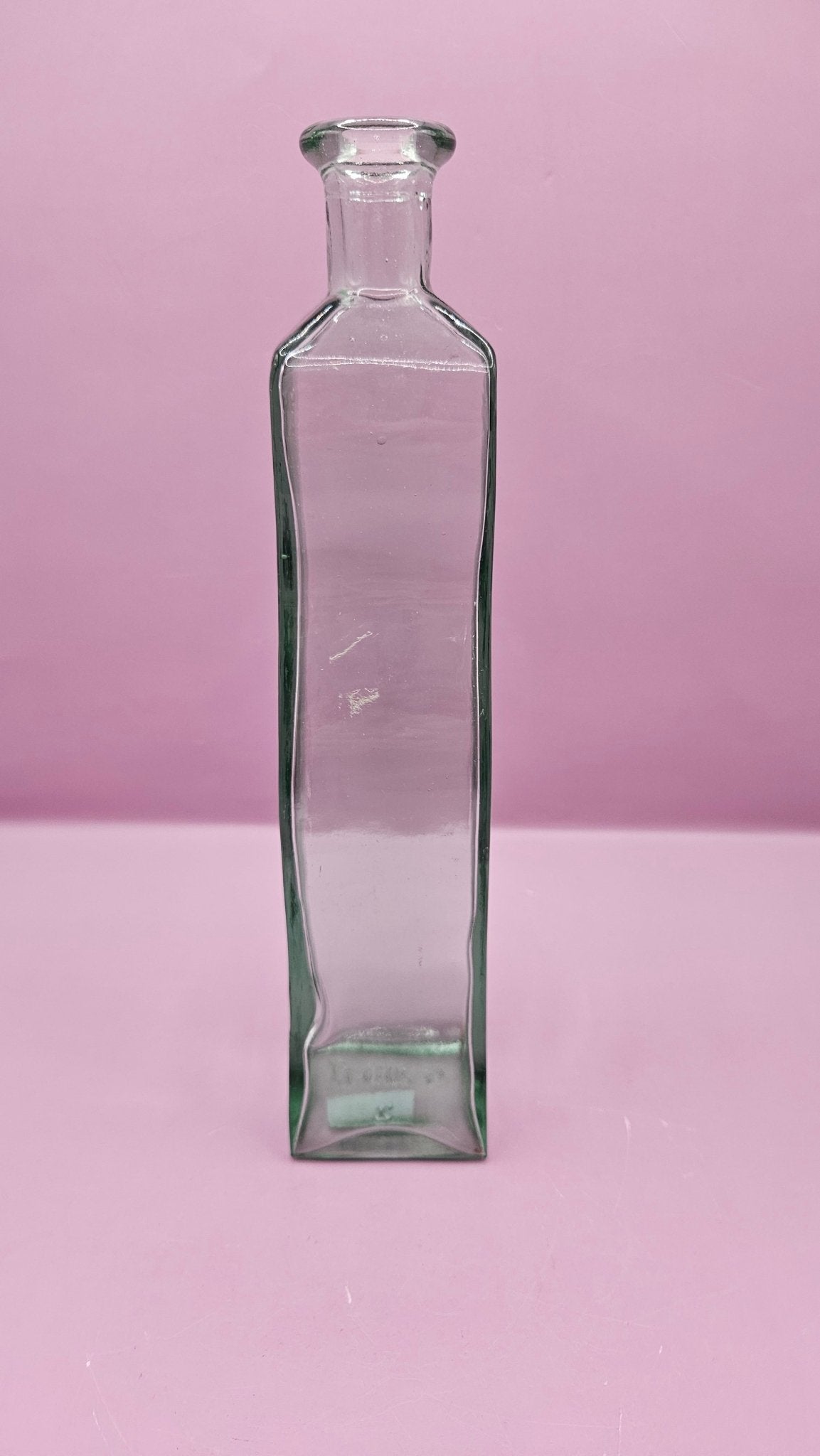 Tall Wavy Glass Bottle Bud Vase | 9.25" | 7 Colors